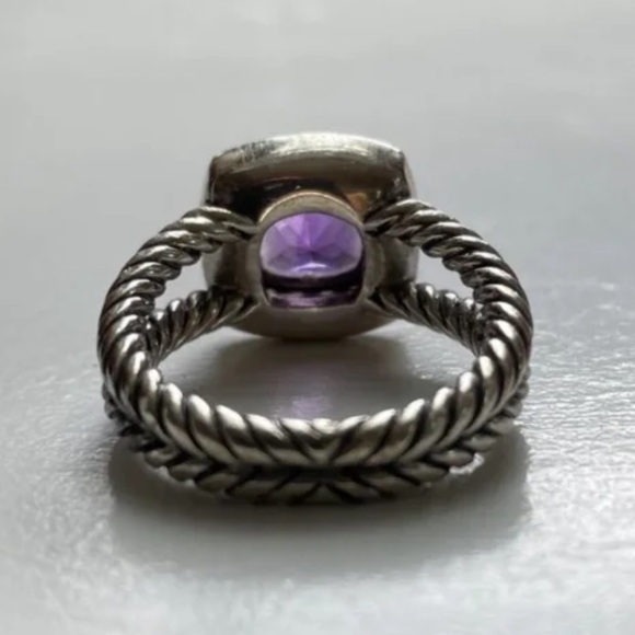 David Yurman Petite Albion Amethyst Ring - Picture 2 of 4
